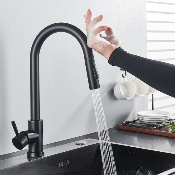 Smart Touch Retractable Kitchen Faucet
