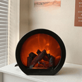 Cozy LED Fireplace Night Light